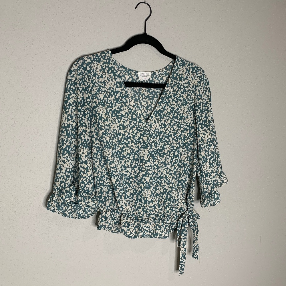 Sienna Sky SM Green/Blue and White